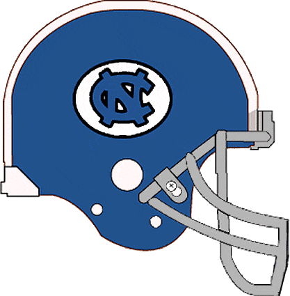 North Carolina Tar Heels 1967-1977 Helmet Logo diy DTF decal sticker